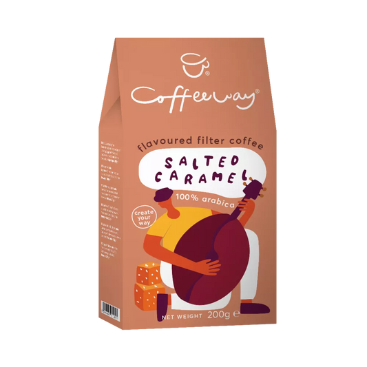Café molido sabor Salted Caramel CoffeeWay 200 gr